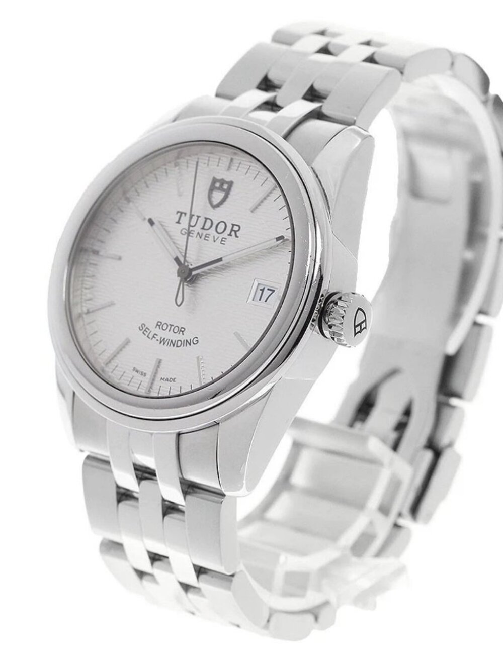 TUDOR Glamour 55000 Date Silver Dial Automatic Men's Watch_966366